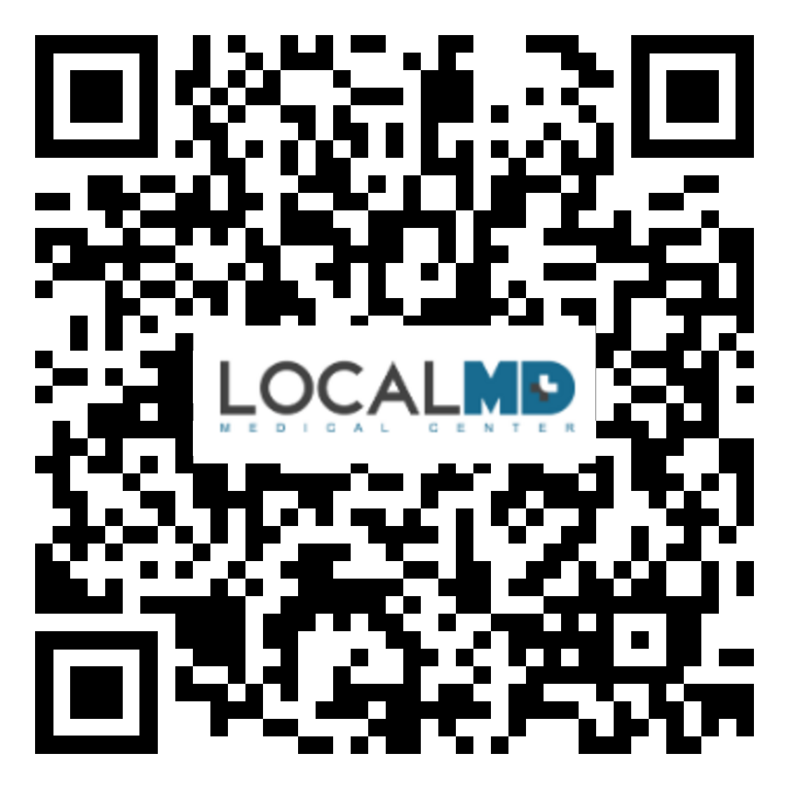 Book an Appointment QR code for Local MD NYC